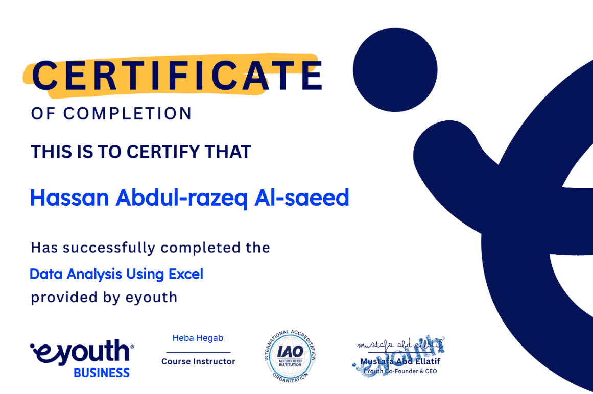 Advanced Excel for Data Analytics